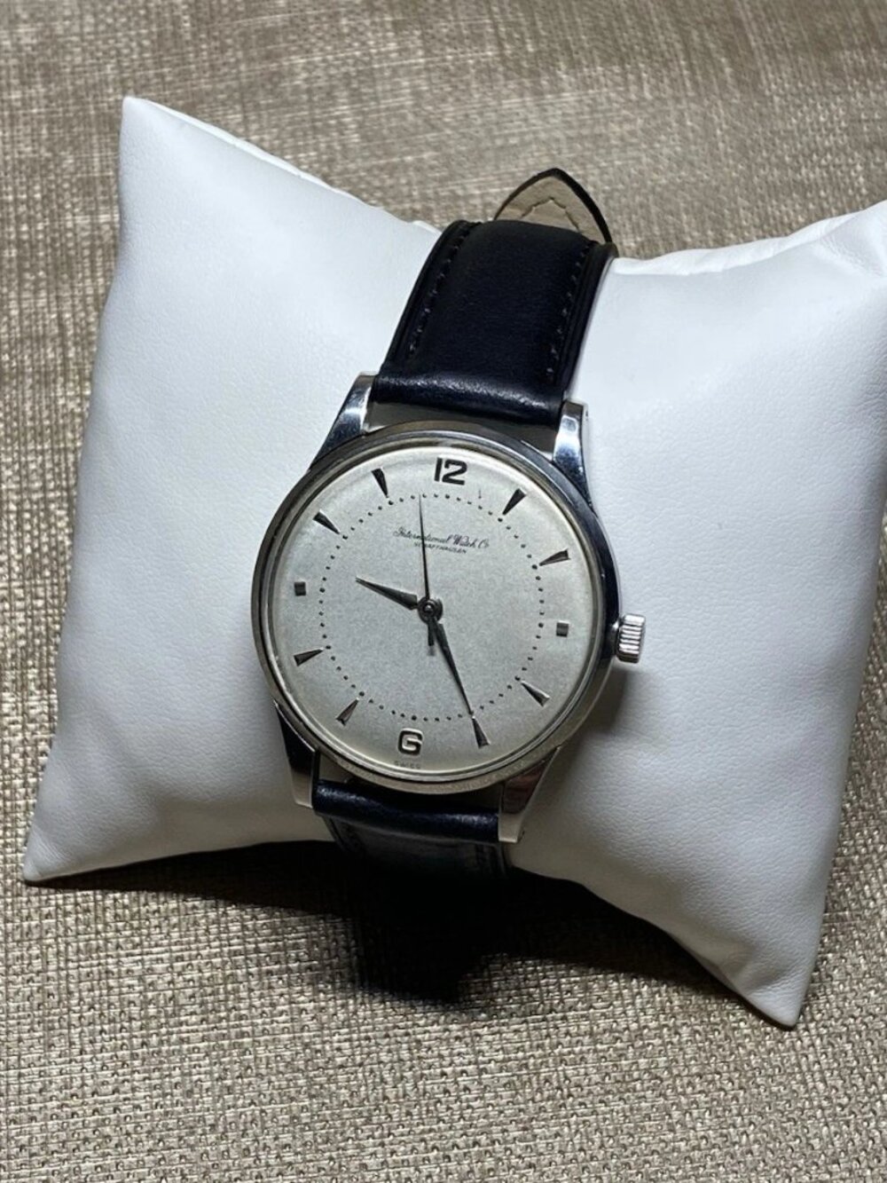 1943 IWC Schaffhausen Cal 83 Oversize 37mm Staybrite Steel WWII Era Watch - Picture 3 of 16